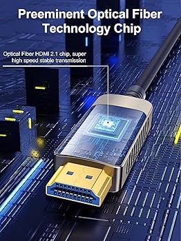 Amazon | SOEYBAE 8 K光ファイバHDMIライン150 M、ウルトラハイ